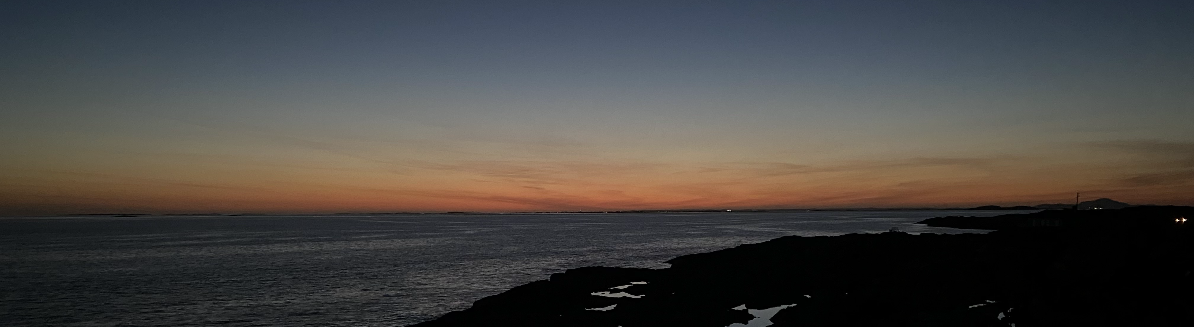 Sunset at Vistvik beach